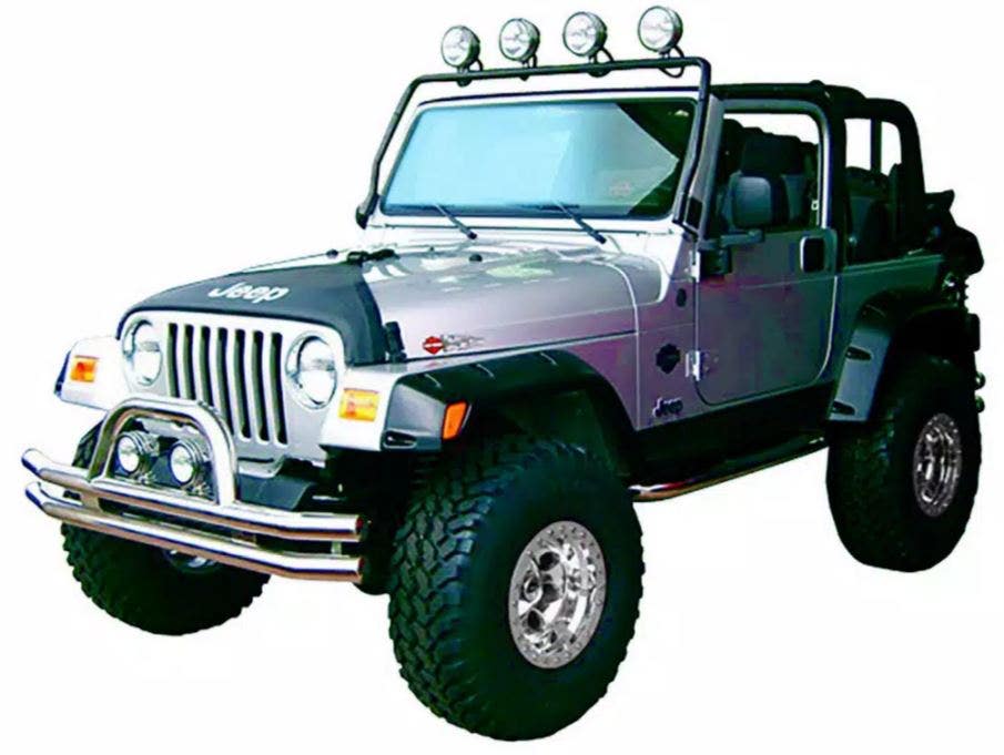 Rugged Ridge 11232.01 Full Frame Light Bar Fits 97-06 Wrangler (Tj)  11230.03
