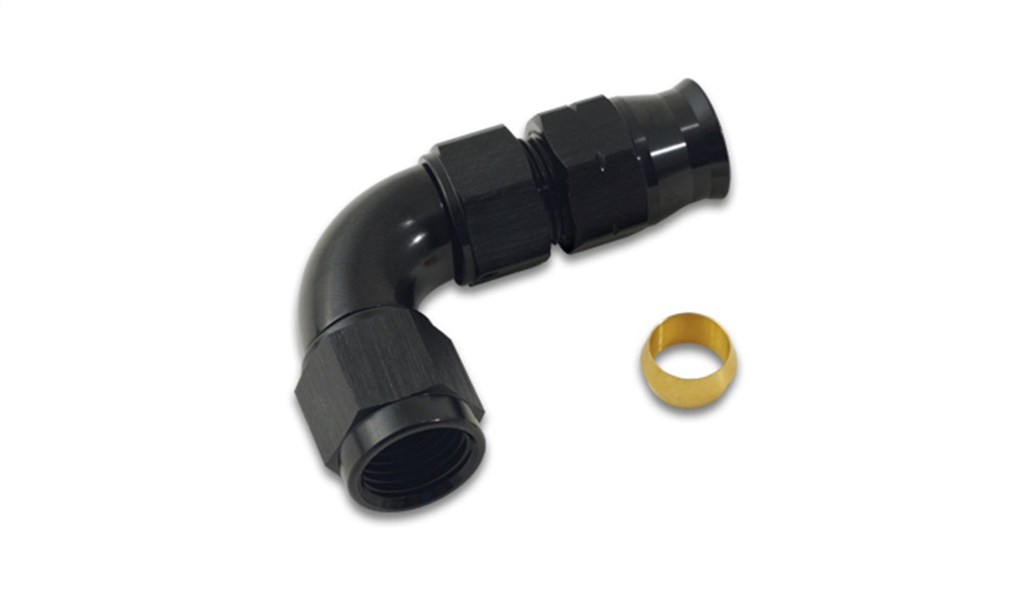 Vibrant Performance 16568 90 Degree Tube To Female An Adapter   90 Degree Tube