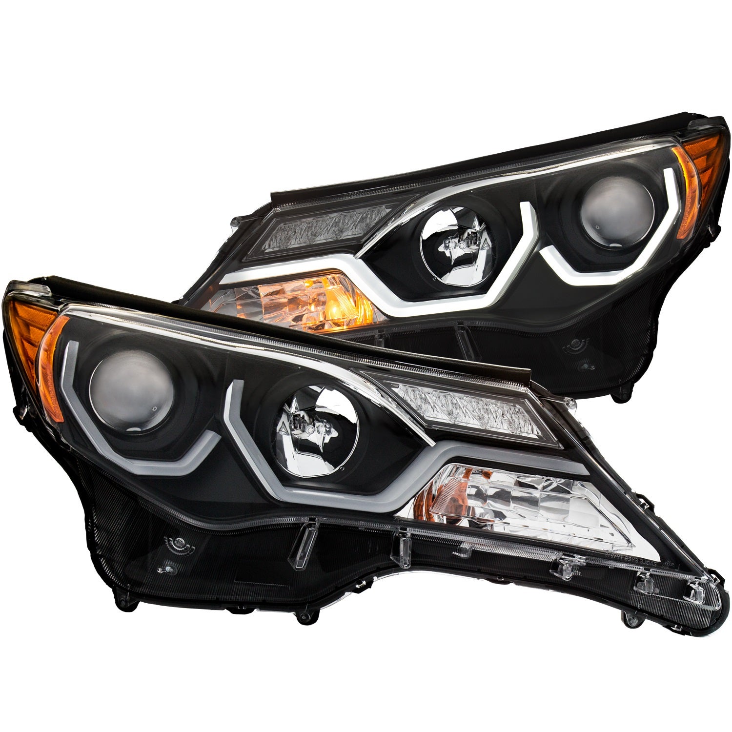 Anzo Usa 111332 Projector Headlight Set Fits 13-15 Rav4   Projector Headlight