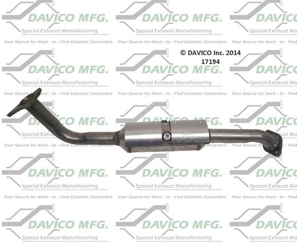 Davico Mfg Catalytic Converter P/N:17194  Catalytic Converter P/N: