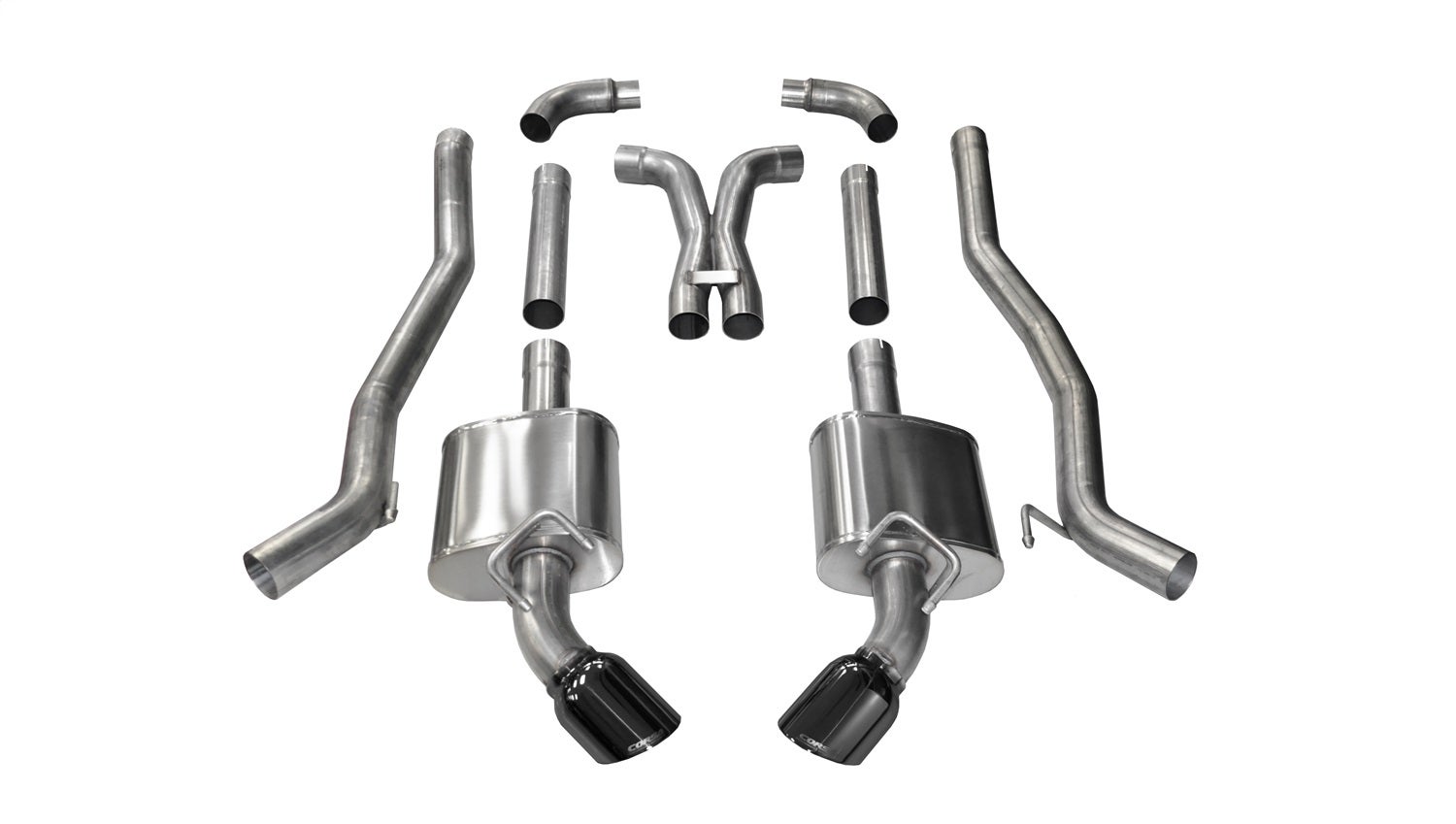 Corsa Performance 14968Blk Xtreme Cat-Back Exhaust System Fits 10-15 Camaro