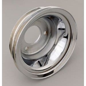Trans-Dapt 9724 Chrome Crankshaft Pulley Trans Dapt  Crankshaft Pulley;
