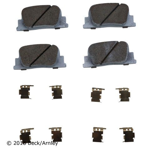 Beck/Arnley Disc Brake Pad Set P/N:085-6670  Disc Brake Pad Set P/N: