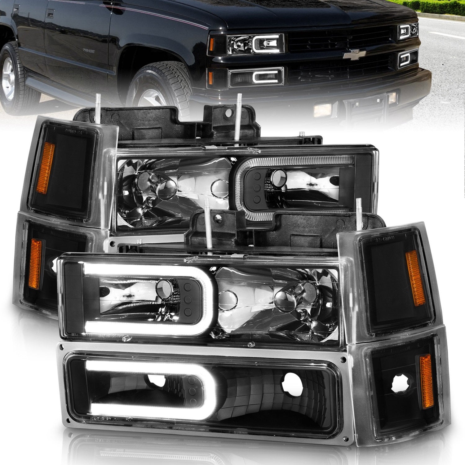 Anzo Usa 111528 Crystal Headlight Set   Crystal Headlight Set