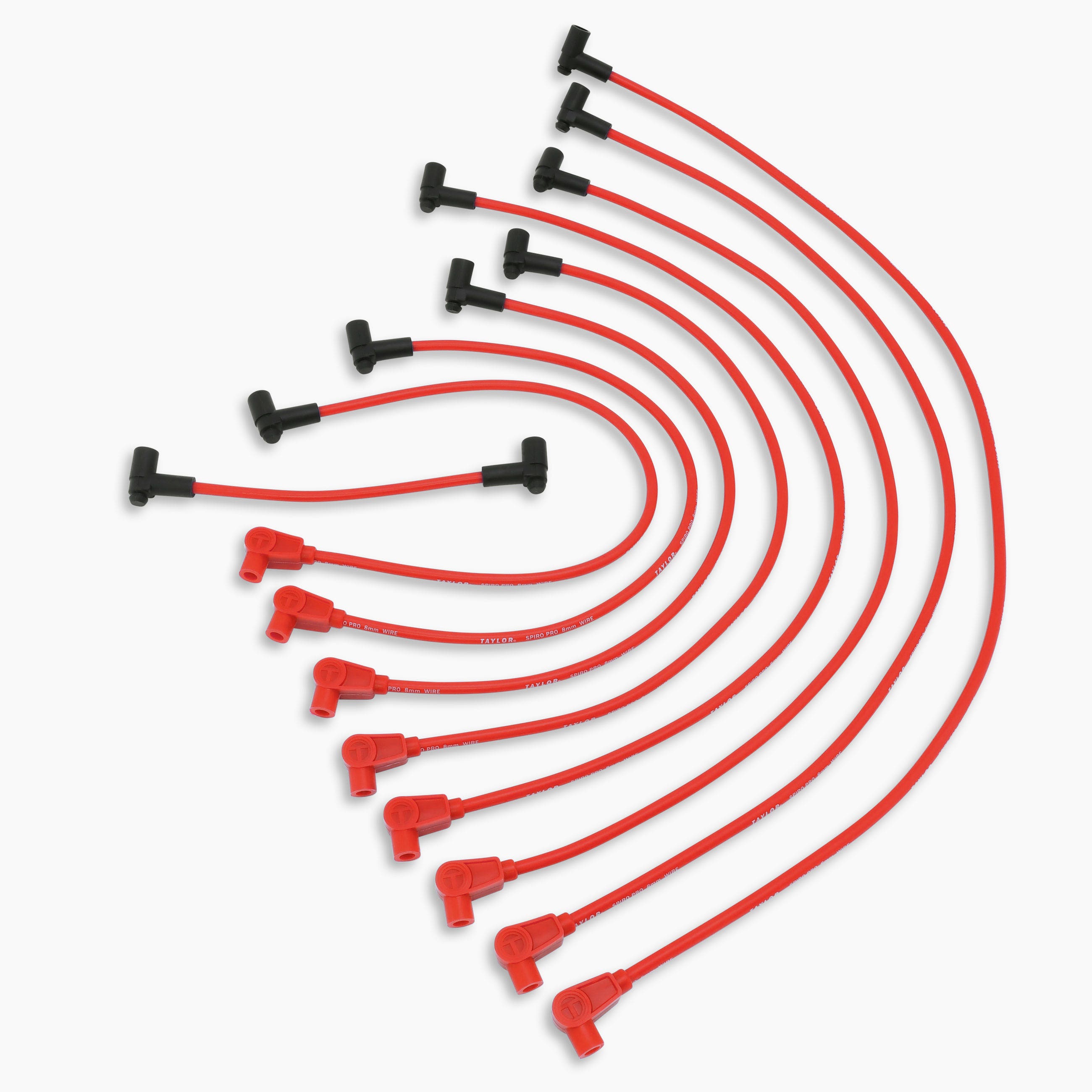 Taylor Cable 76201 8Mm Spiro-Pro Ignition Wire Set   8Mm Spiro-Pro Ignition Wire