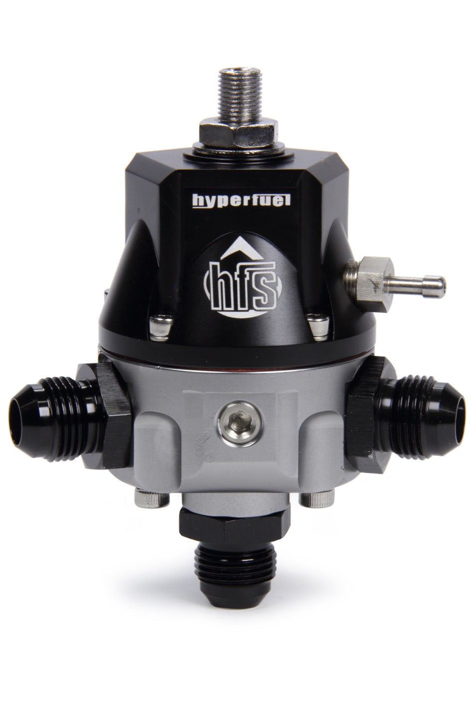 Hyperfuel 44011 Modular Fuel Pressure Regulator -08An Fittings 3-15Psi For Carbu