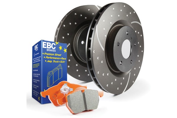 Ebc Brakes S8kf1098 S8 Kits Orangestuff And Gd Rotors   S8 Kits Orangestuff And