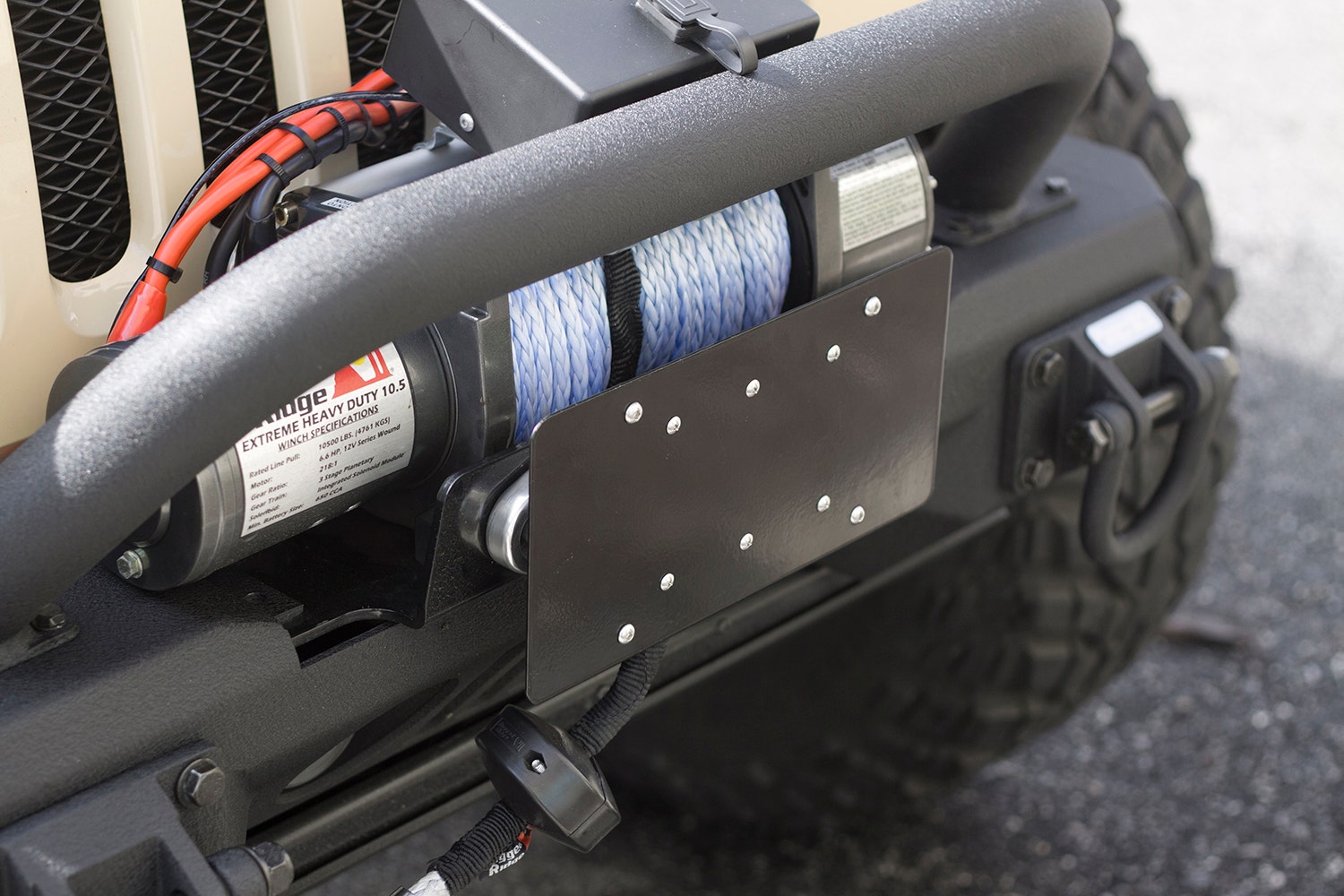 Rugged Ridge 11238.07 License Plate Bracket   License Plate Mounting Hardware;