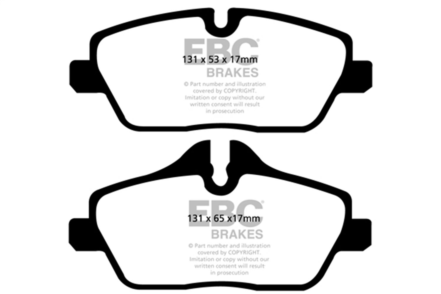 Ebc Brakes Ud1308 Ultimax  Brake Pads Fits 07-23 Cooper   Ultimax  Brake Pads