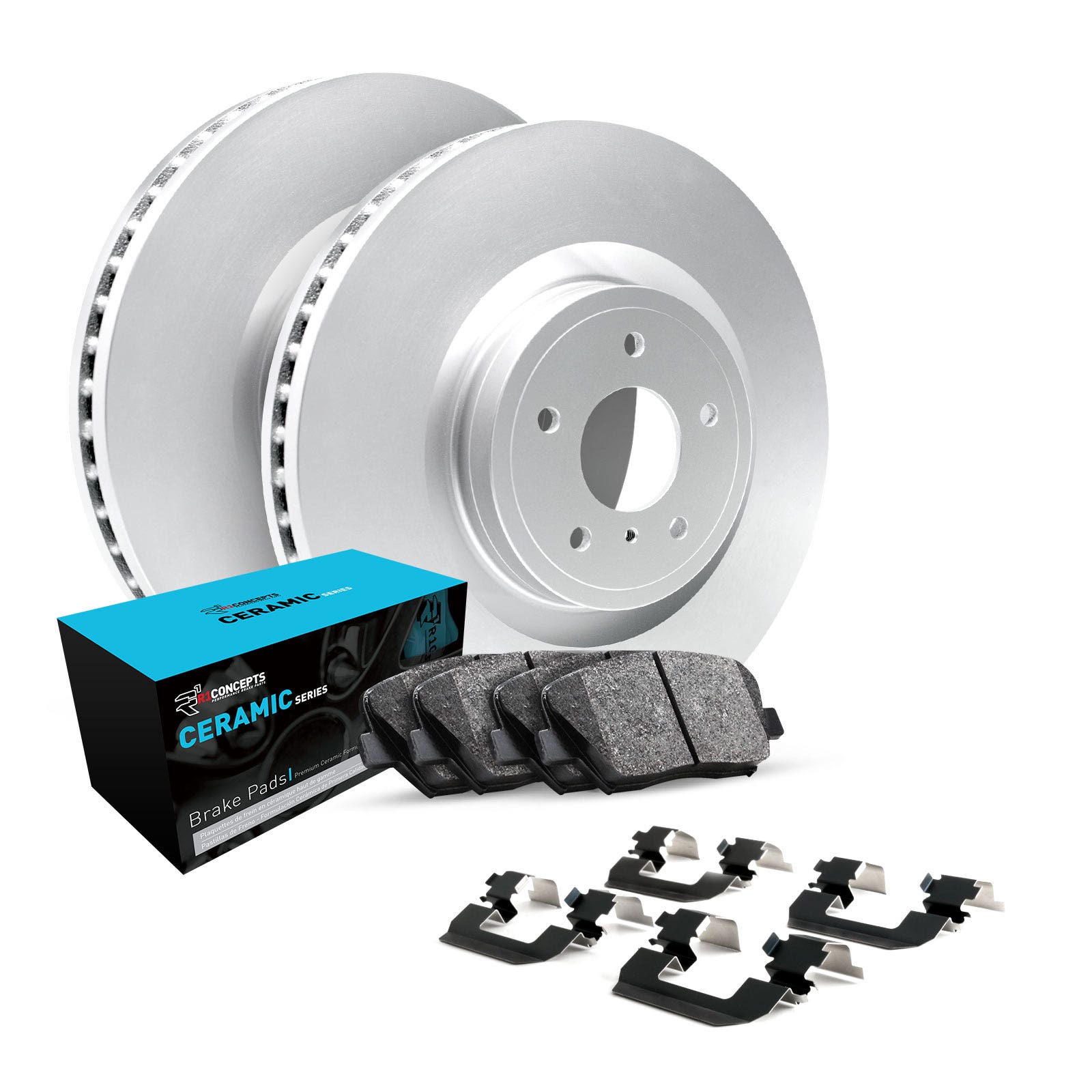 R1 Concepts Wdwh1-54096 R1 Concepts Brake Rotor- Carbon Coated With Ceramic Pads