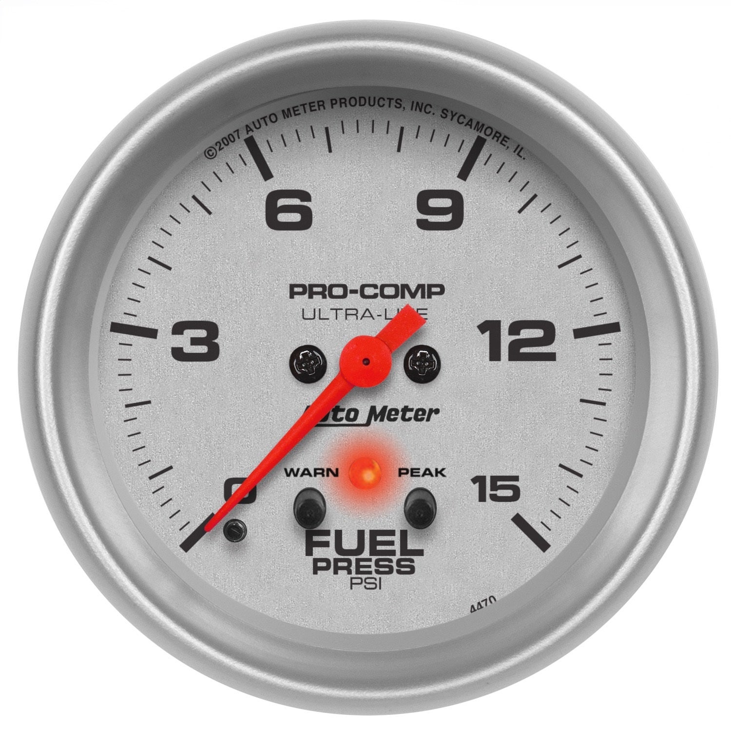 Autometer 4470 Ultra-Lite Electric Fuel Pressure Gauge   Ultra-Lite Electric