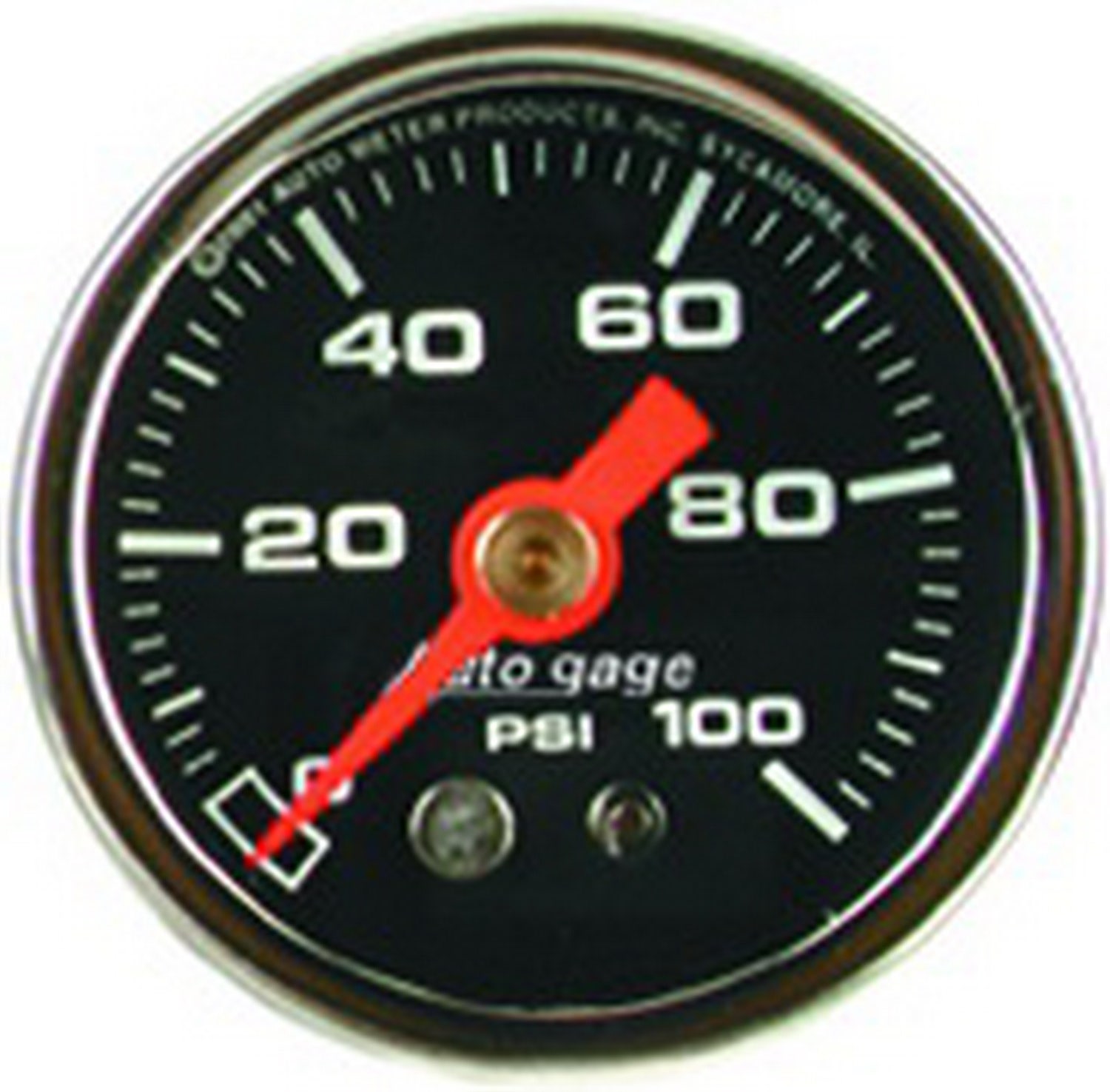 Autometer 2174 Sport-Comp Mechanical Fuel Pressure Gauge Auto Meter Products