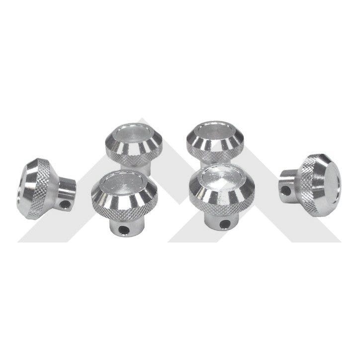Crown Automotive Rt27001 Dash Knob Set; 6 Piece; Aluminum; Crown Automotive