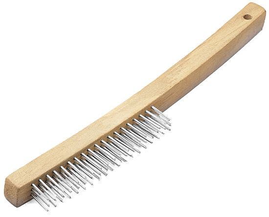 Performance Tool W1152 Utility Wire Brush,   Parts Cleaning Brush; Type - Curved