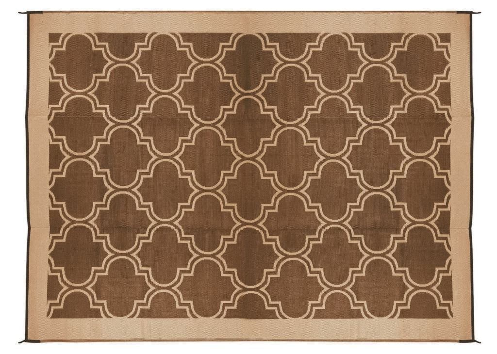 Camco Large Reversible Outdoor Patio Mat - Mold And Mildew Resistant, Easy To