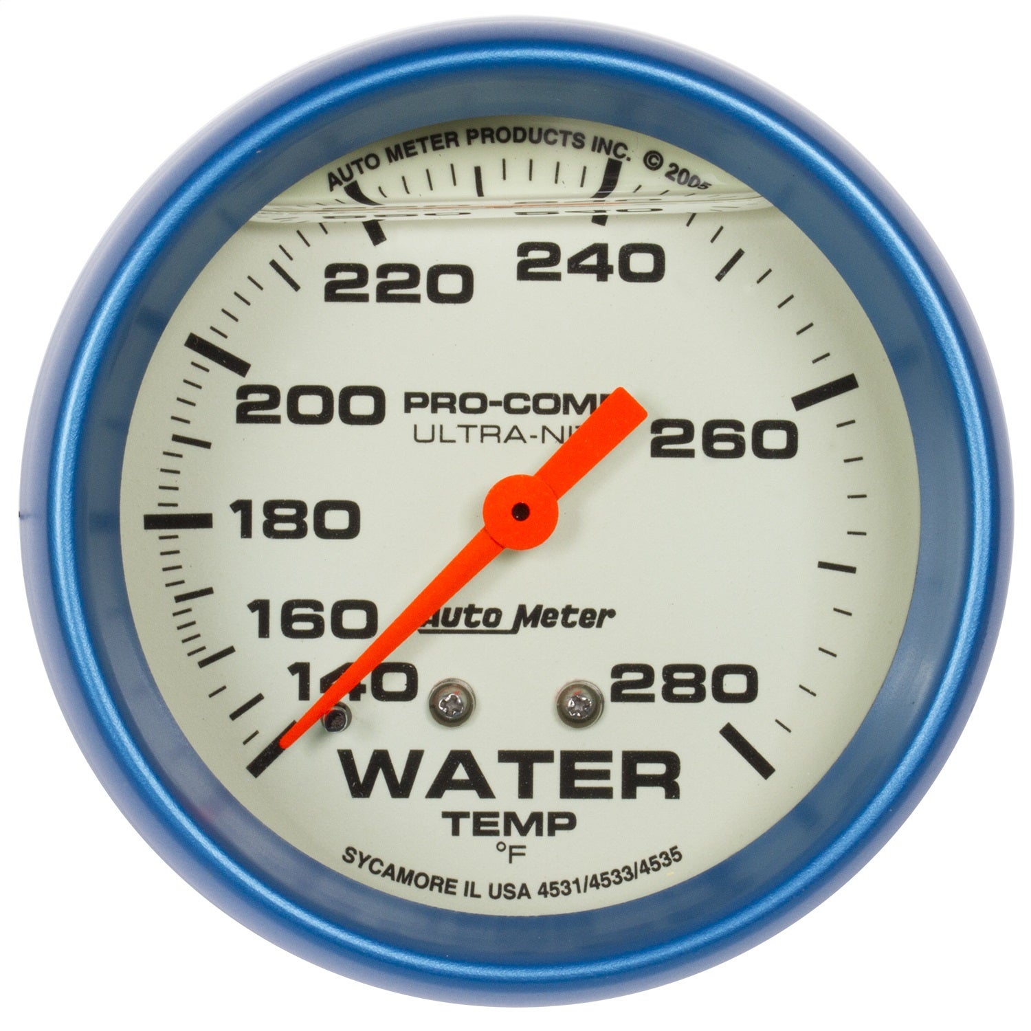 Autometer 4231 Ultra-Nite Water Temperature Gauge   Ultra-Nite Water Temperature