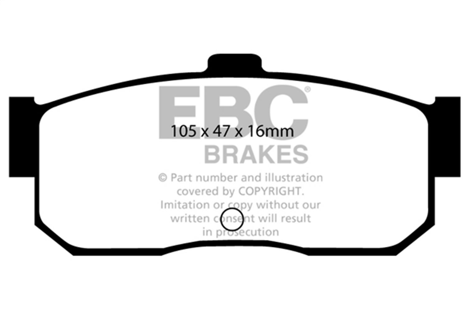 Ebc Brakes Dp2889 Greenstuff 2000 Series Sport Brake Pads   Greenstuff 2000