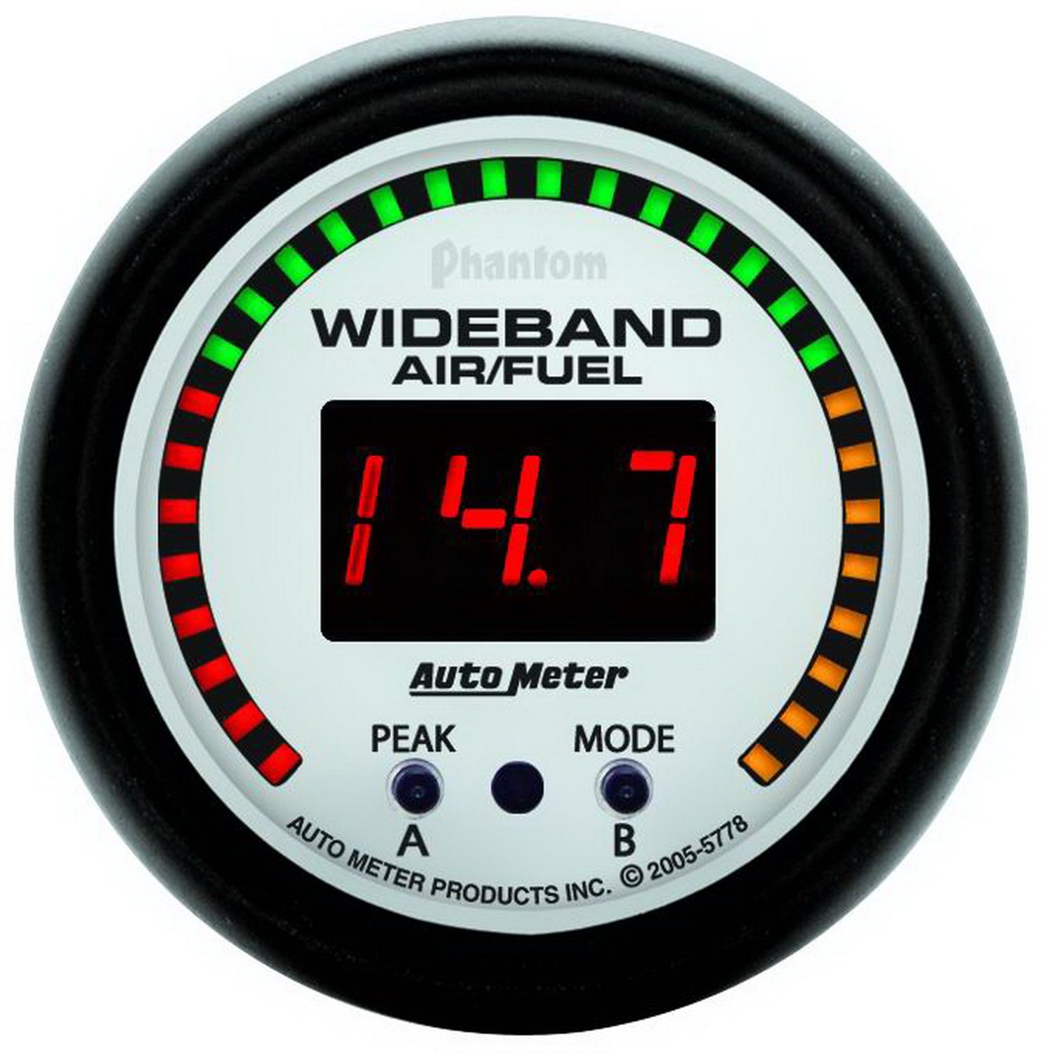 Autometer 5779 Phantom Wide Band Air Fuel Ratio Kit Auto Meter Products  Gauge