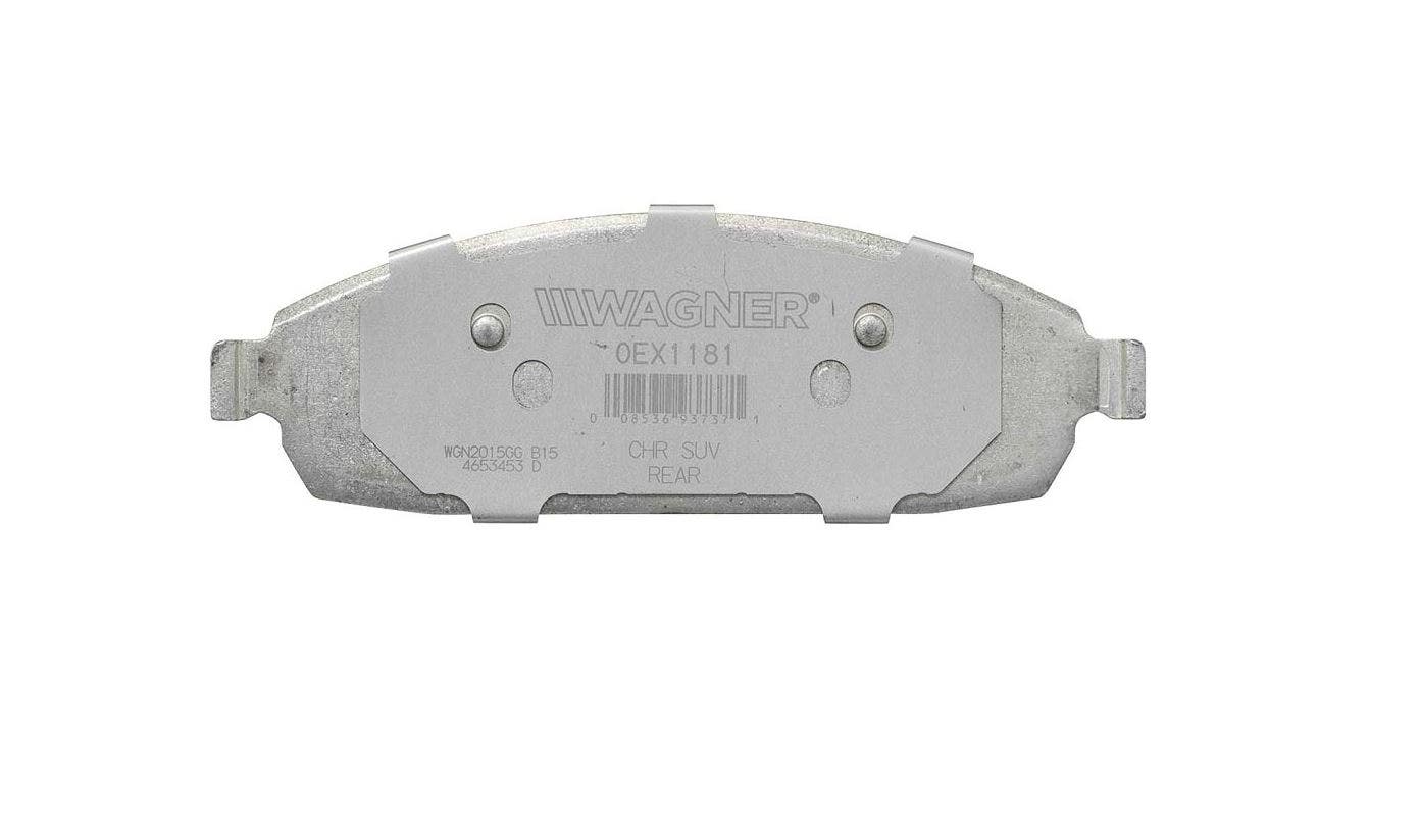 Wagner Brake Disc Brake Pad Set P/N:Oex1181 S  Brake Pad Oex; Recommended Use -