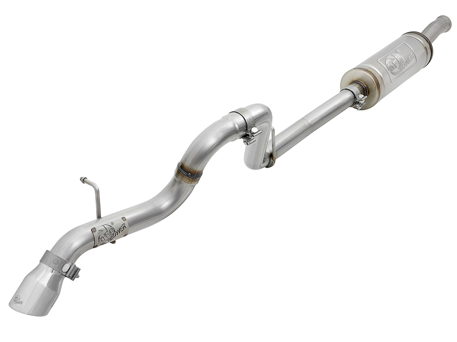 Afe Power 49-48065-1P Mach Force-Xp 2-1/2 In 409 Stainless Steel Cat-Back