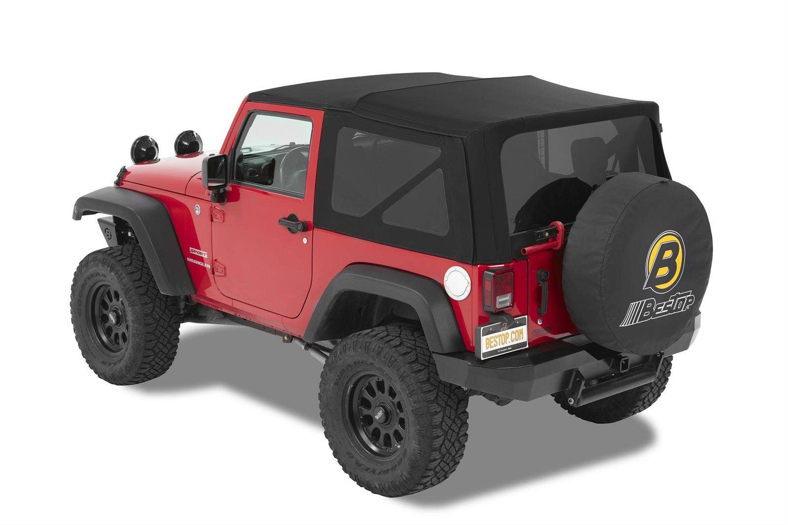 Bestop 79847-17 7984717 Replace-A-Top Black Twill For Oem Hardware - 2010-2018