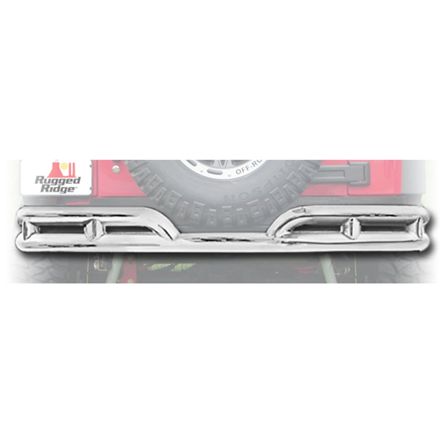 Rugged Ridge 11573.10 Rear Tube Bumper Fits 07-18 Wrangler (Jk)   Rear Tube
