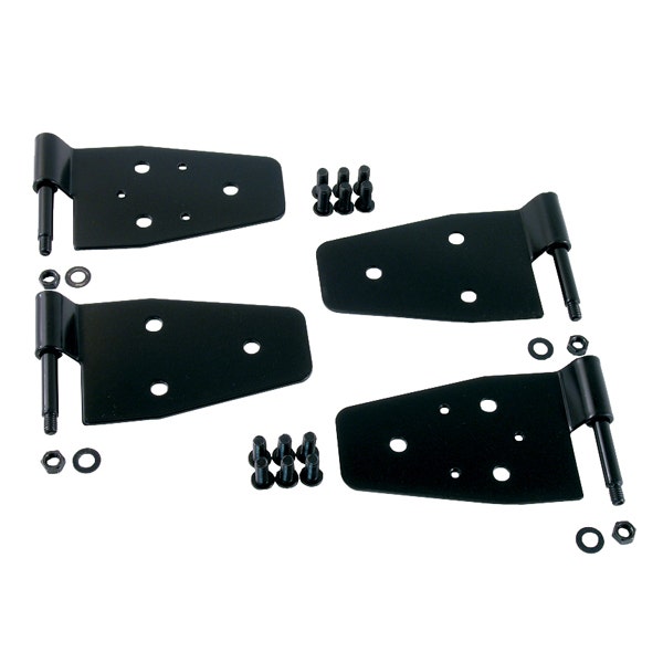 Rugged Ridge 11202.01 Door Hinge Kit Fits 87-06 Wrangler (Tj) Wrangler (Yj)