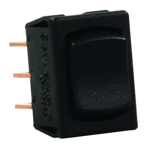 Jr Products 13725 Black Mini Momentary-On/Off/Momentary-On Switch   Multi