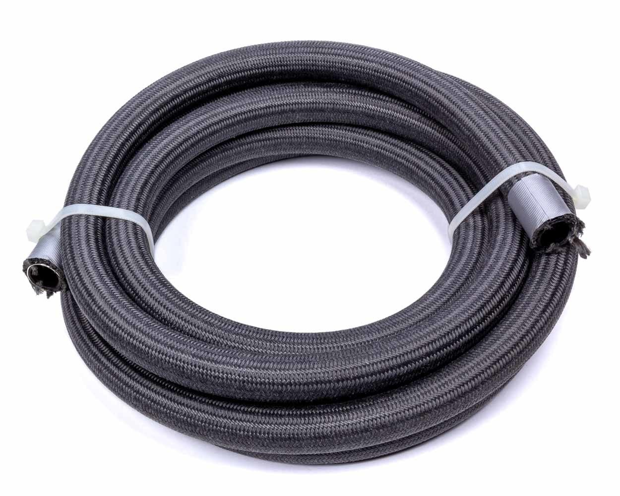 Hose, 8 An, 6 Ft, Braided Fire Retardant Fabric, Ptfe, Black, Each Hose, 8 An, 6