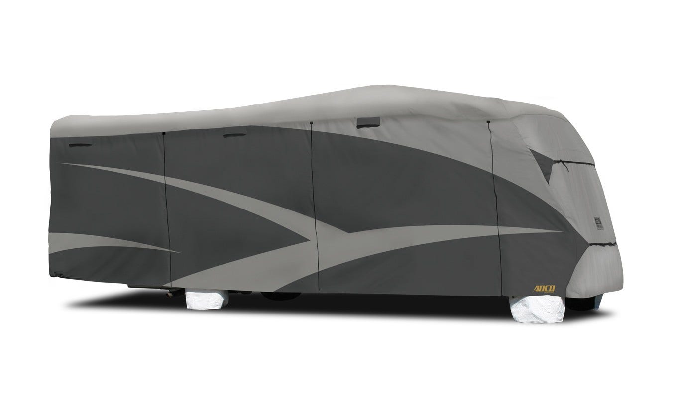 Adco 52845 Designer Series Sfs Aqua Shed Class C Rv Cover - 29'1" - 32' ,Gray