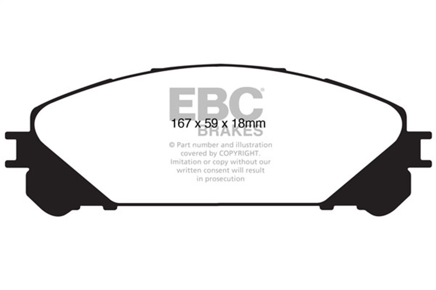 Ebc Brakes Ed91837 Truck/Suv Extra Duty Brake Pads   Truck/Suv Extra Duty Brake