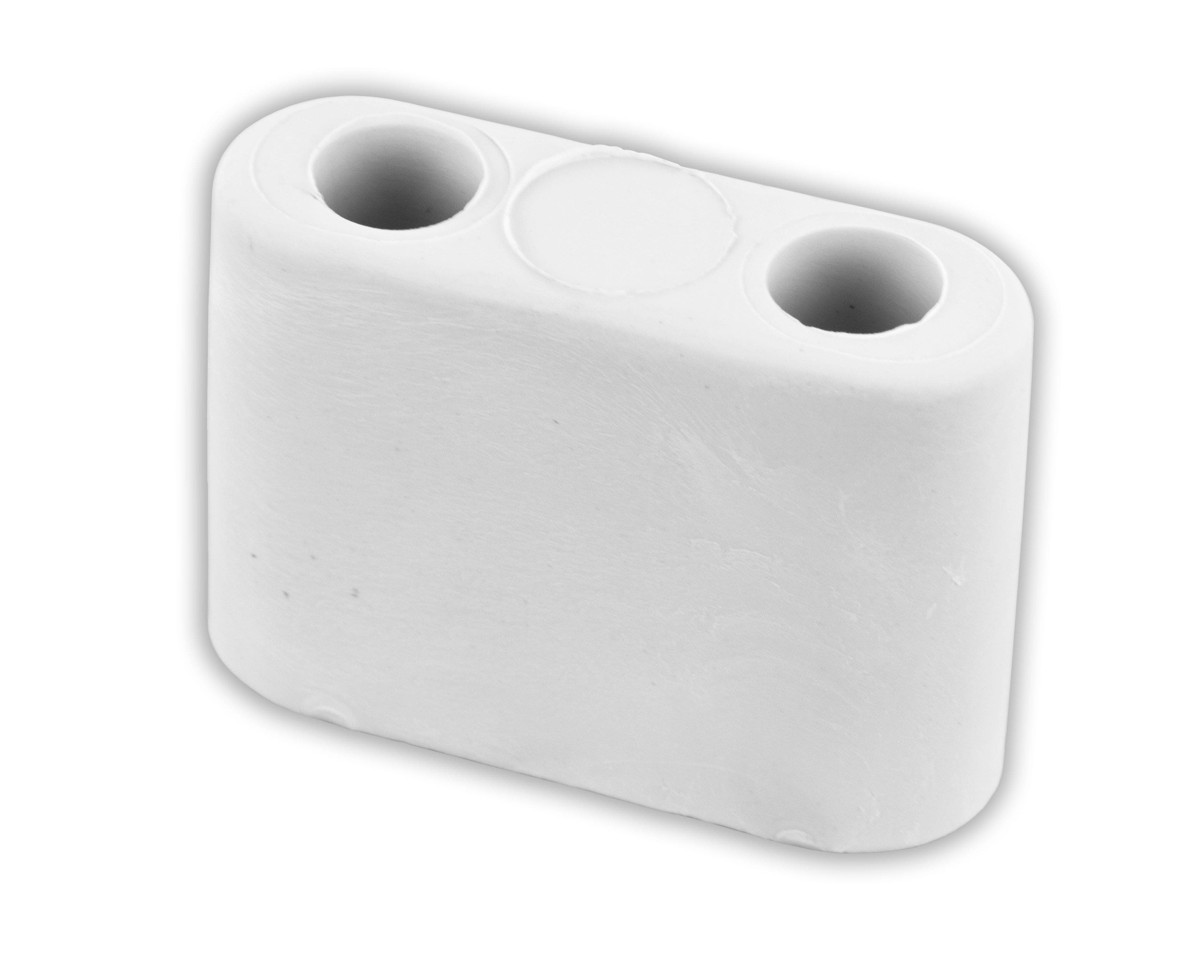 Jr Products 10685 Door Bumper For T-Style Door Holder,Polar White   Door Stop