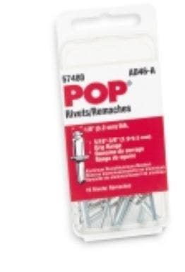 Heli-Coil Division 57487 3/16 Akum Rivet Up 1/16-1/8   Rivet Pop (R); Type -