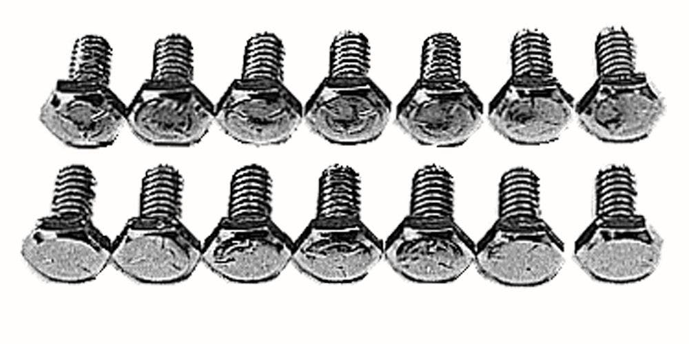 Trans-Dapt 9692 Chrome Hex Head Transmission Pan Bolts - Set Of 14 Trans Dapt