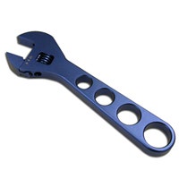 9In Adjustable Aluminum Wrench Blue 9In Adjustable Aluminum Wrench Blue