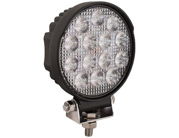 Buyers Products (1492127) Clear 5" Round 12-24V 14 Led Flood Light  () Clear 5