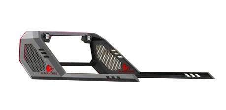 Black Horse Off Road Vigor Roll Bar Black Steel Virb09b  Vigor Roll Bar Black