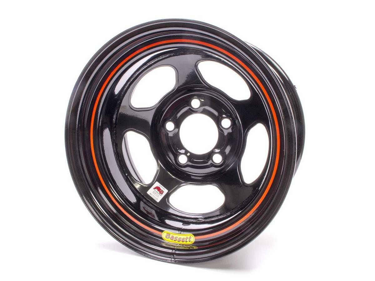 Bassett Inertia Advantage 15X8 In 5X5.00 Black Wheel Rim P/N 58A52i  Inertia