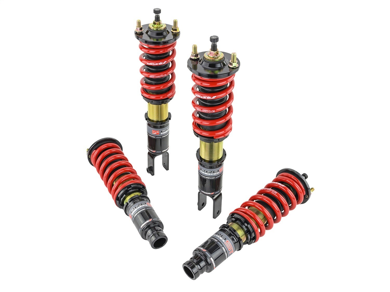 Skunk2 Racing 541-05-8725 Pro-St Coilover Shock Absorber Set Fits 96-00 Civic