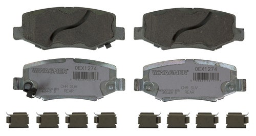 Wagner Brake Disc Brake Pad Set P/N:Oex1274 S Oex1259 Brake Pad Oex; Recommended