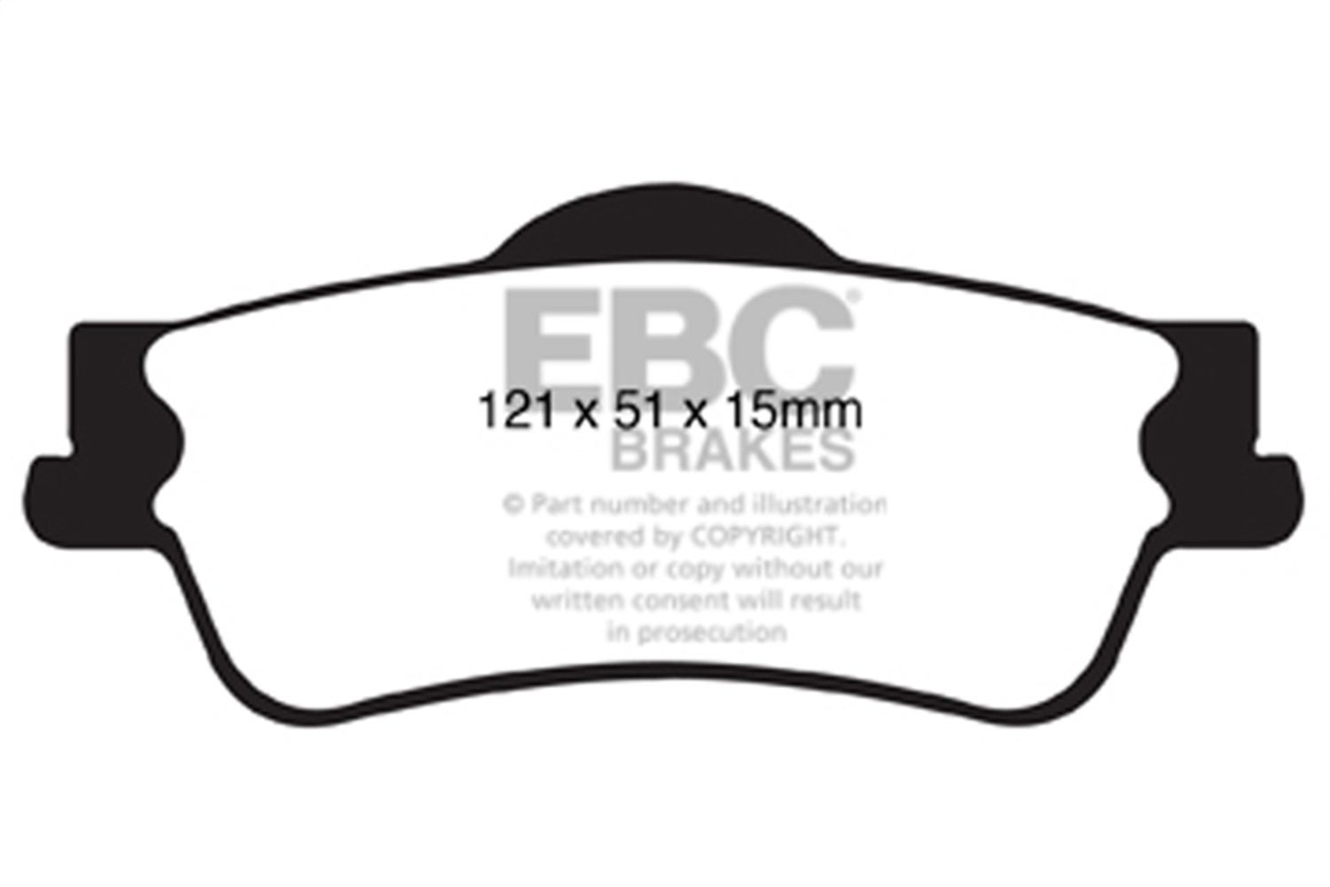 Ebc Brakes Dp31834c Redstuff Ceramic Low Dust Brake Pads Fits Caprice G8 Ss
