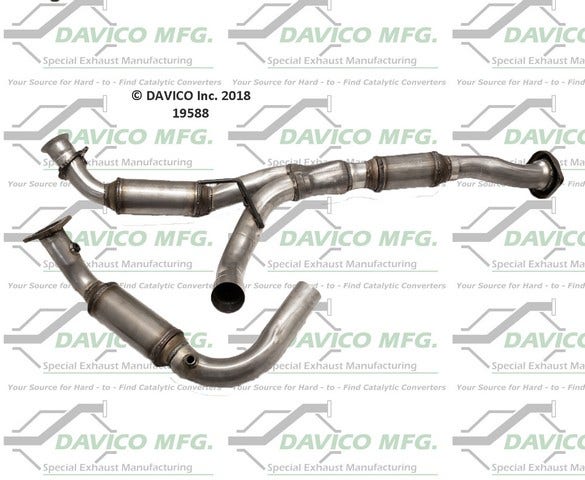 Davico Mfg Catalytic Converter P/N:19588  Catalytic Converter P/N: