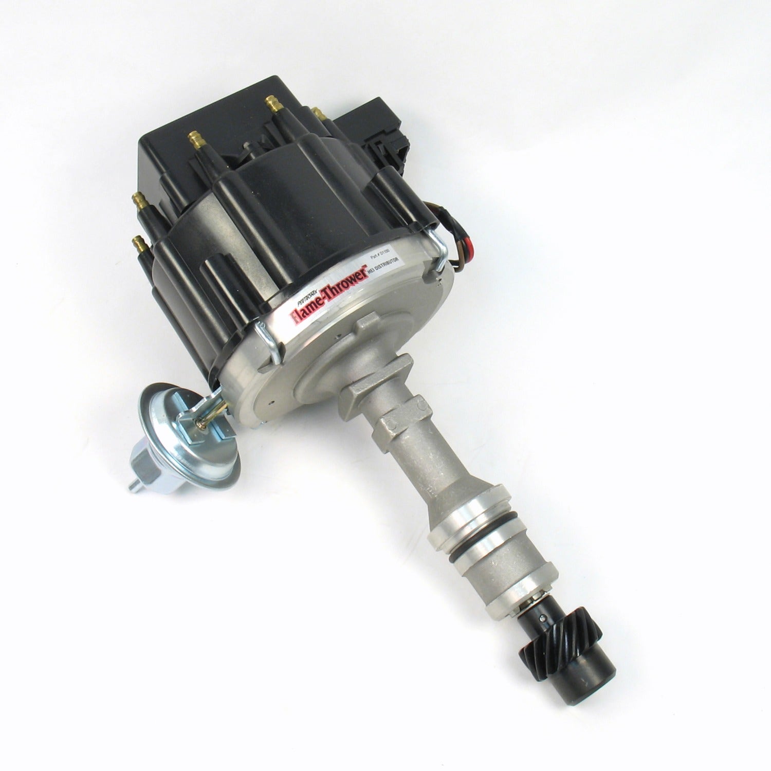Pertronix D1100 Flame-Thrower Black Cap Distributor Hei For Oldsmobile V8