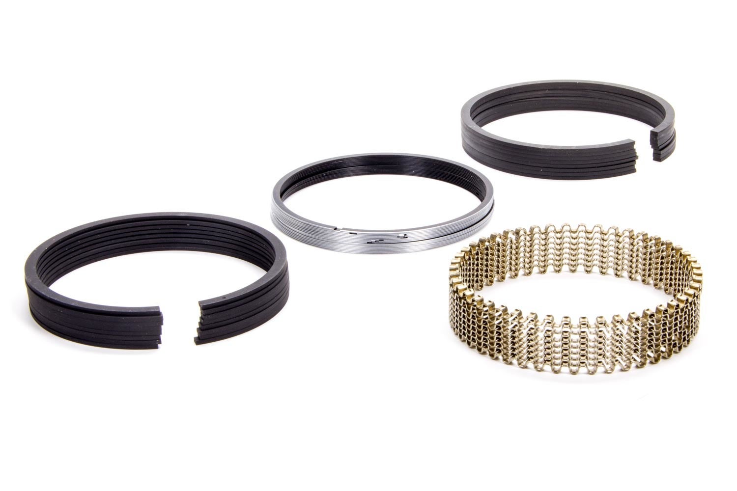 Piston Rings, 4.000 In Bore, 5/64 X 5/64 X 3/16 In Thick, Standard Tension,
