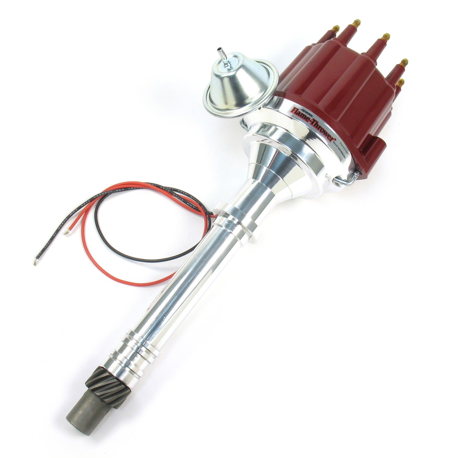 Pertronix D7100711 Flame-Thrower Vacuum Advance Red Male Cap Billet Electronic