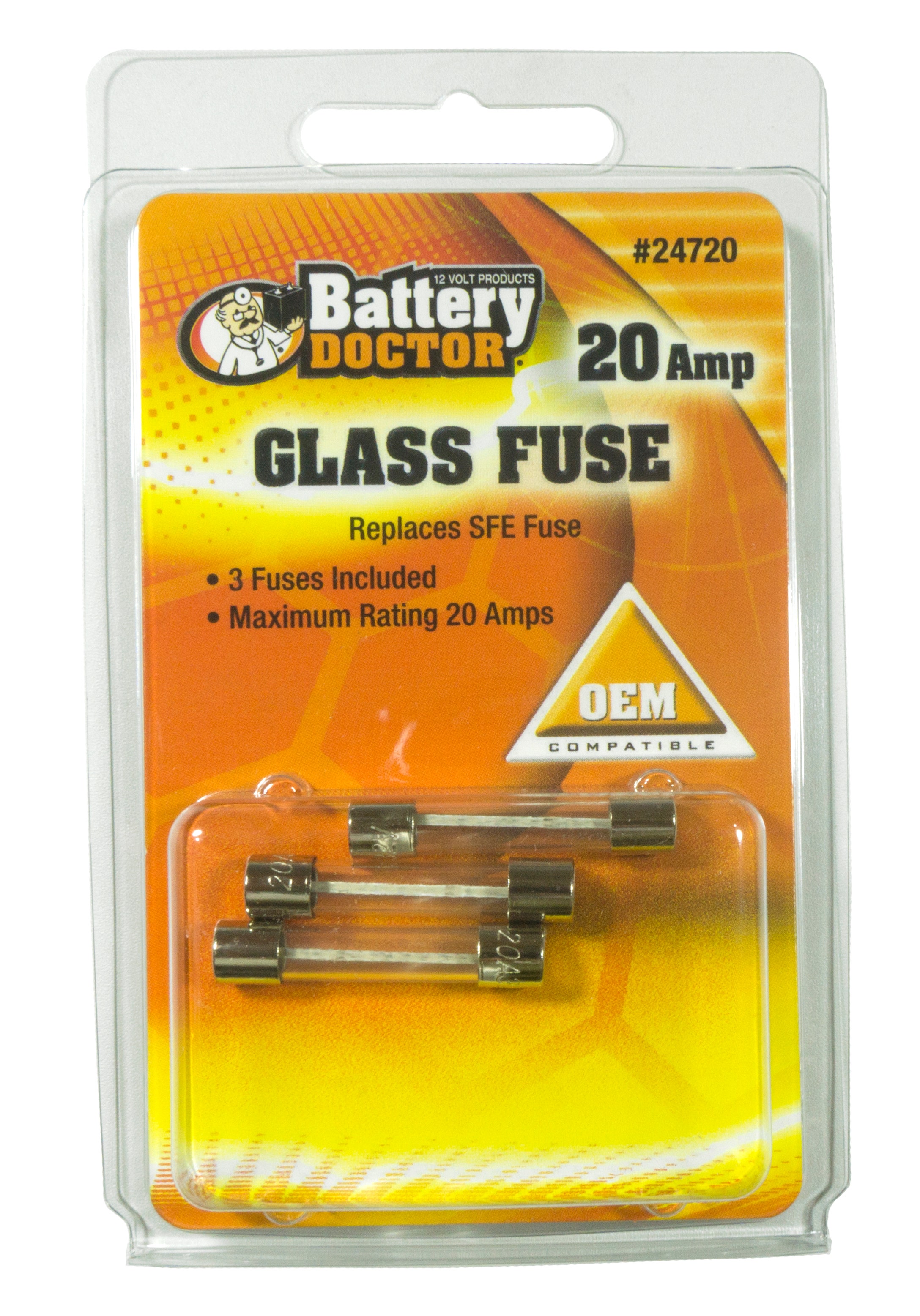 Wirthco 24720 Sfe Glass Fuse, 4 Pack   Sfe Glass Fuse, 4 Pack