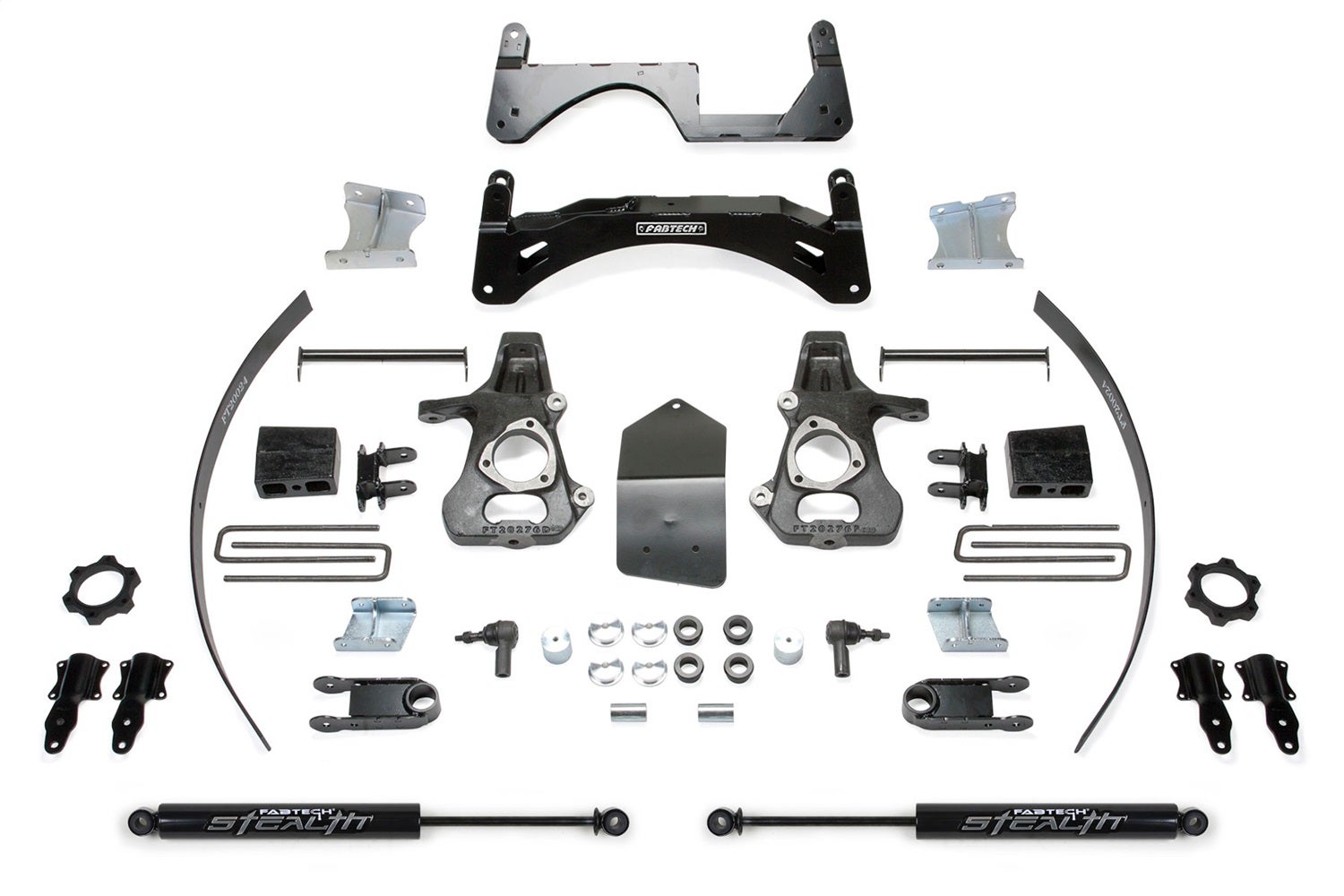 Fabtech K1068m Basic Lift System W/Shocks Fits 14-18 Sierra 1500 Silverado 1500
