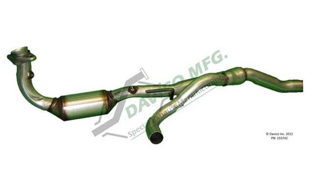 Davico Mfg Catalytic Converter P/N:193742  Catalytic Converter P/N: