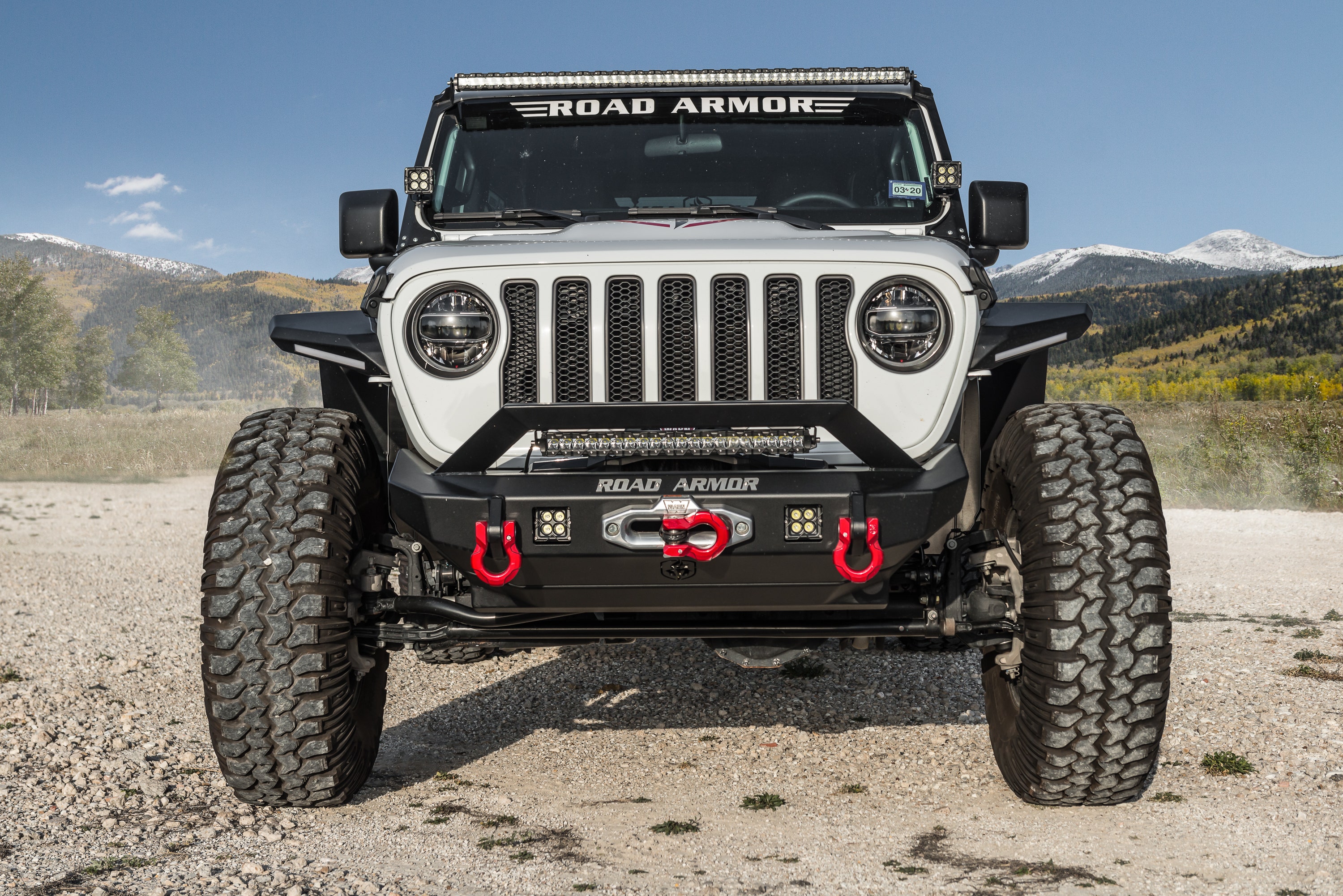 Road Armor 5182F3b Stealth Winch Front Bumper Fits 18-23 Gladiator Wrangler (Jl)