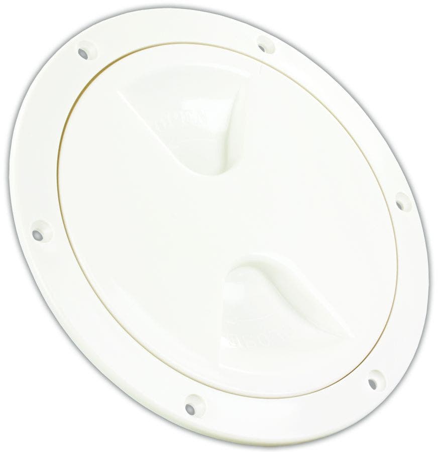 Jr Products 31005 Access/Deck Plate - 4", White   Access Door; Door Size (In) -